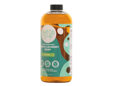 Buff City Soap Deep Cleaning Liquid Laundry Soap, Commando, 32 fl oz/946 mL