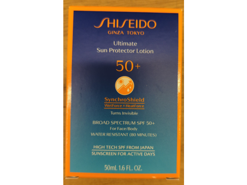 Shiseido Ultimate Sun Protector Lotion, SPF 50+, 1.6 fl oz/50 mL