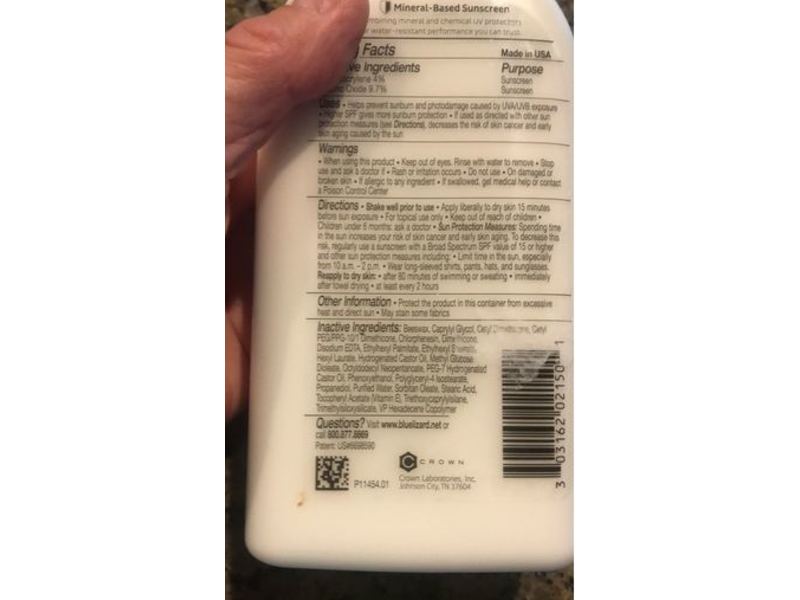 Blue Lizard Sport Mineral-Based Sunscreen, SPF 30+, 8.75 fl oz/259 mL