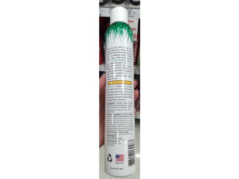 Not Your Mothers Clean Freak Tapioca Dry Shampoo, 7 oz/198 g
