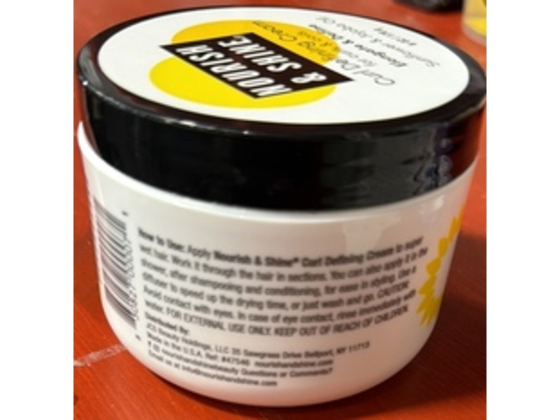 Nourish & Shine Curl Defining Cream, Sunflower & Jojoba Oil, 6 oz/170 g