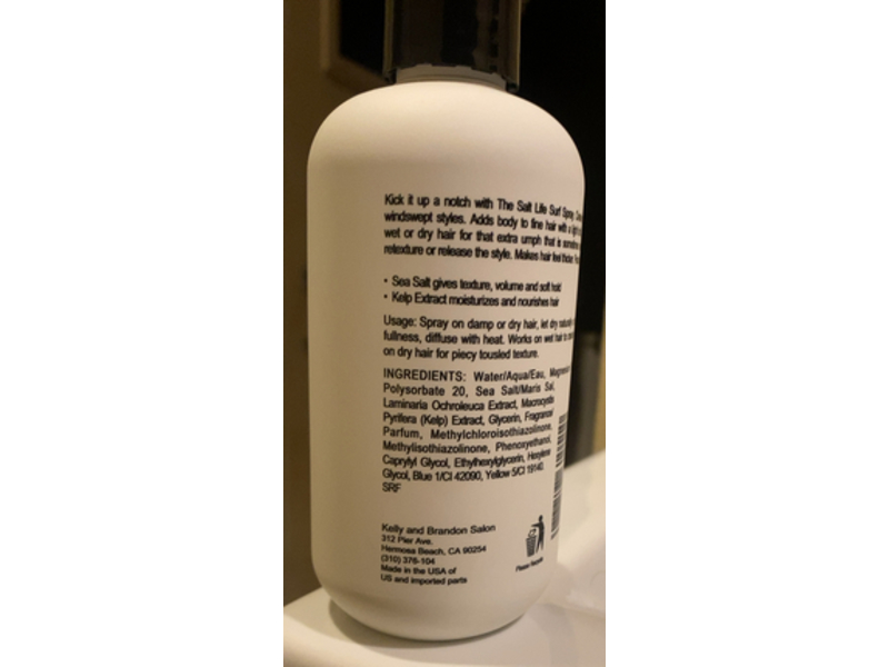 Kelly & Brandon The Salt Life Surf Spray, 8.5 fl oz/250 mL