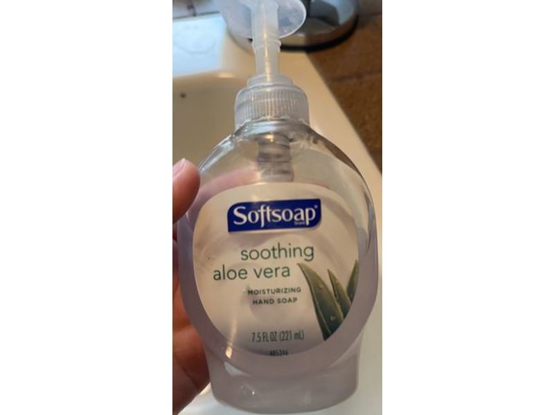 Softsoap Soothing Mpisturizing Hand Soap, AloeVera, 7.5 fl oz/221 mL