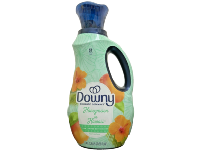 Downy Romantic Getaways Limited Edition Fabirc Softener, 57 Loads, Honeymoon In Hawaii, 38 fl oz/1.14 L