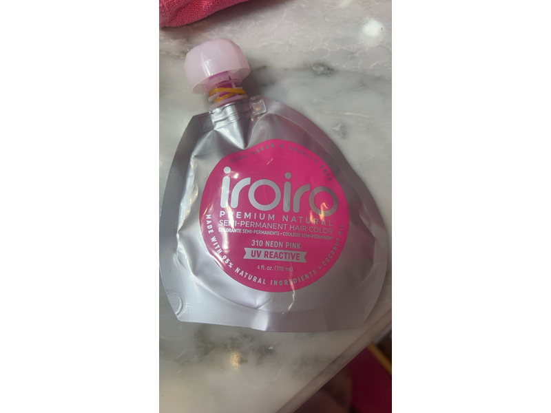 IROIRO 310 Neon Pink Premium Natural Semi Permanent Hair Color