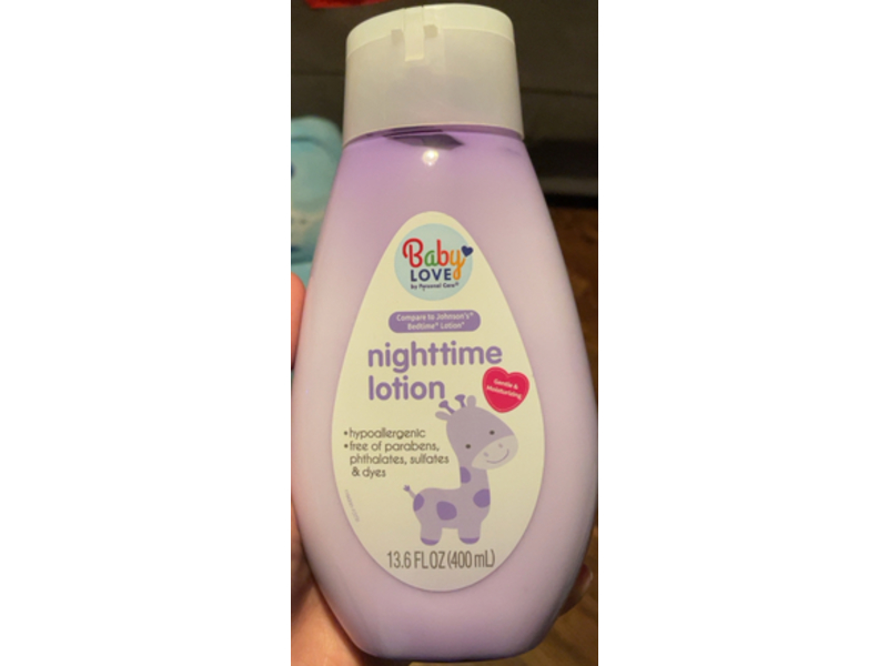 Baby Love By Personal care Night time lotion, 13.6 fl oz/400 mL