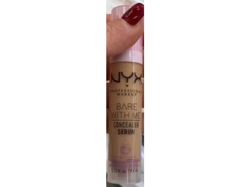 Nyx Professional Makeup Bare With Me Concealer Serum, Golden, 0.32 fl oz/9.6 mL