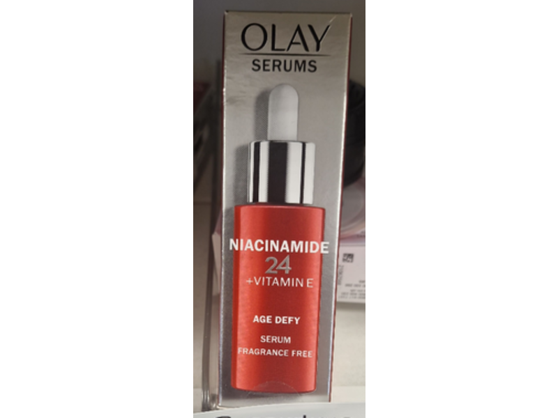 Olay Age Defy Serum, Niacinamide 24 + Vitamin E, 40 mL