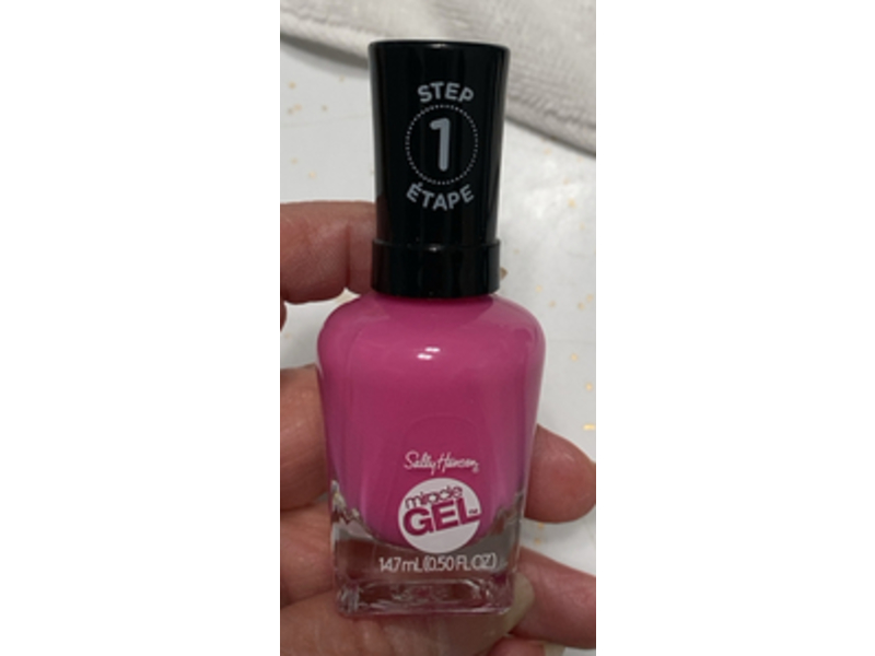 Sally Hansen Miracle Gel Nail Polish, 340 Party Of Hue, 0.50 fl oz/14.7 mL