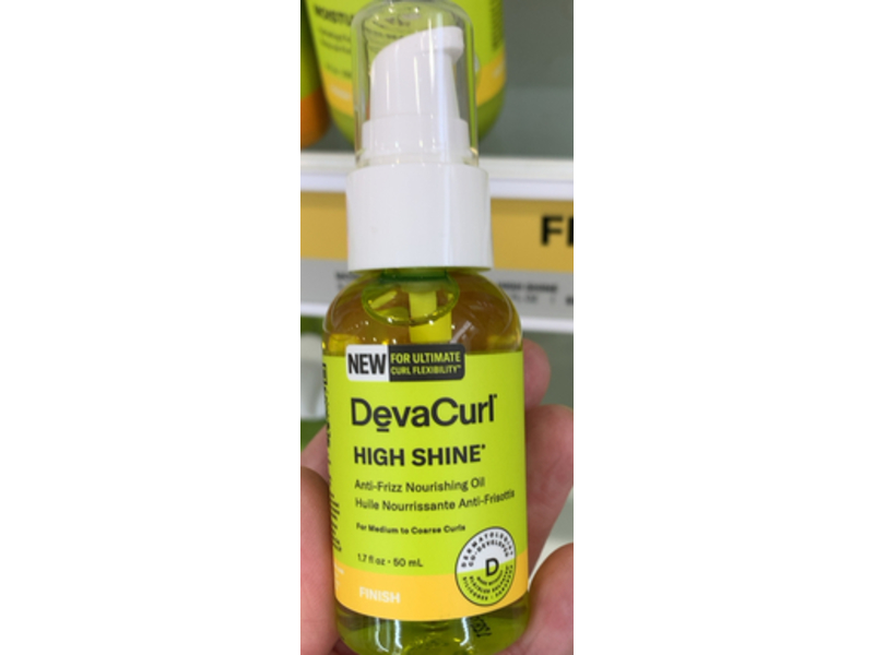 DevaCurl High Shine Anti-Frizz Nourishing Oil, 1.7 fl oz/50 mL