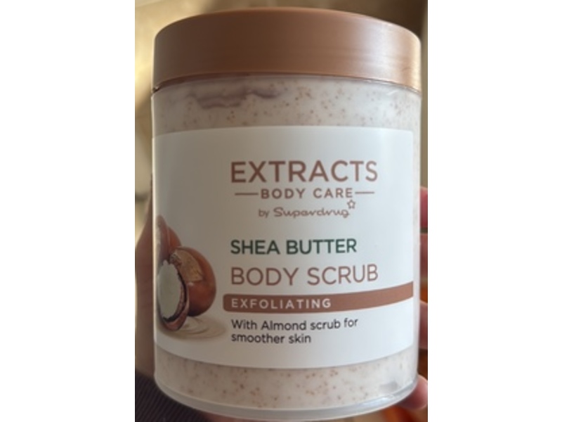 Superdrug Extracts Body Scrub, Shea Butter, 465 mL