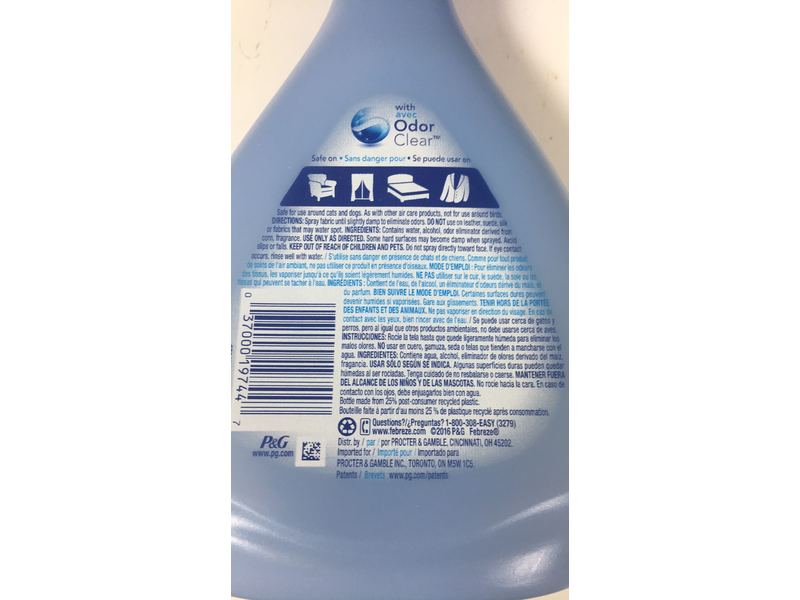 Febreze Fabric Extra Strength Fabric Refresher, Original Scent, 27 fl oz/800 mL