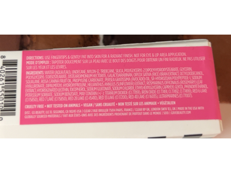 Gxve Dewy Plump Collagen Cheek Tint, Peony, 0.27 fl oz/8 mL