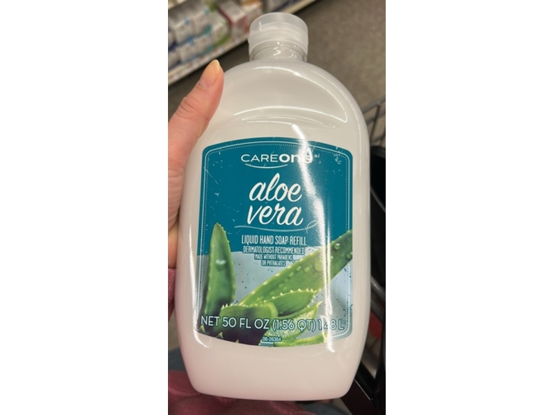 Careone Liquid Hand Soap Refill, Aloe Vera, 50 fl oz/1.48 L