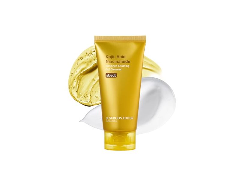 Sungboon Editor Radiance Soothing Gel Cleanser, Kojic Acid, Niacinamide, 4.23 fl oz/120 g