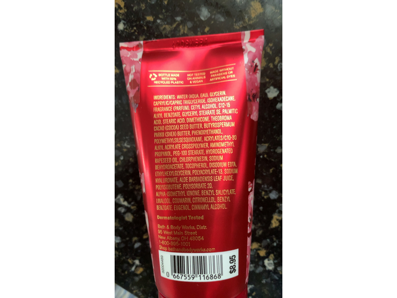 Bath & Body Works Japanese Cherry Blossom Body Cream, Shea Butter + Hyaluronic Acid, 2.5 oz/70 g