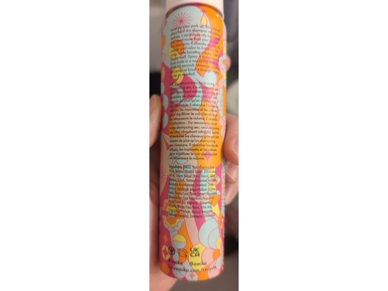 Amika Perk Up Ultra Oil Control Dry Shampoo, 1.8 oz/84 mL