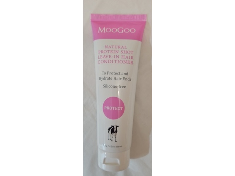 MooGoo Natural Protein Shot Leave In Hair Conditioner, Protect, 4.2 oz/120 g
