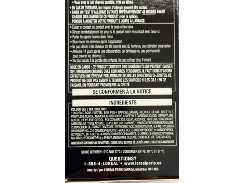 L'Oreal Paris Superior Preference Permanent Hair Dye, 40 Deep Brown,1 Application