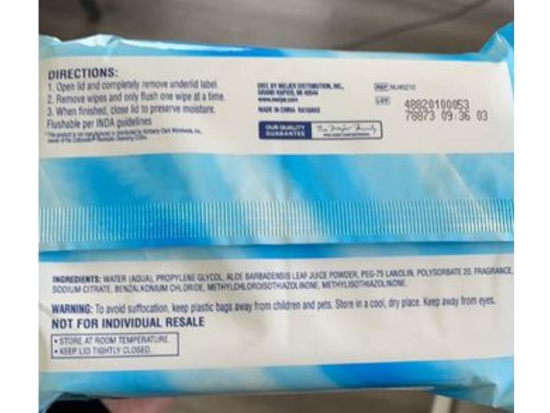 Meijer Flushable Wipes, Aloe, 42 Count