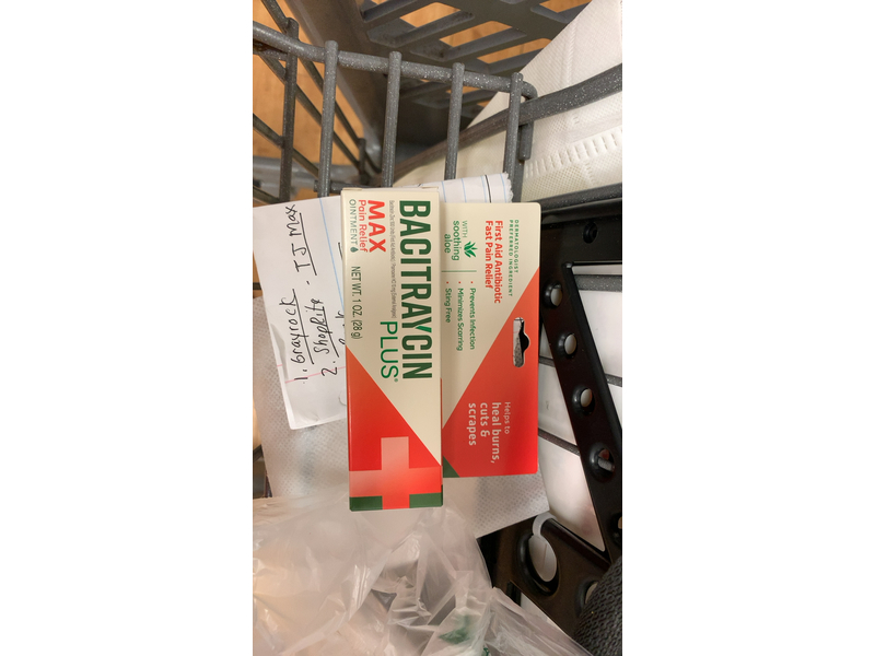 Feulover Bacitraycin First Aid Antibiotic Fast Pai Relief, 1 oz/28 g