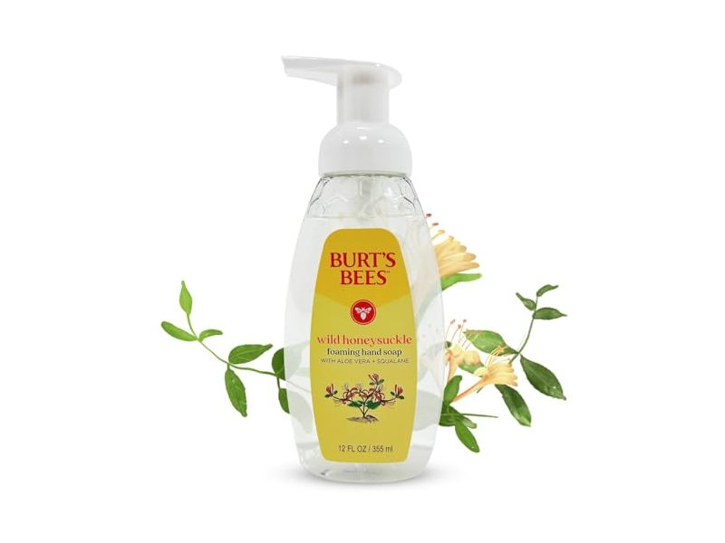 Burt's Bees Foaming Hand Soap, Wild Honeysuckle, 12 fl oz/355 mL