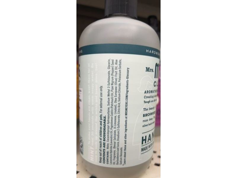 Mrs. Meyer's Clean Day Hand Soap, Olive Oil & Aloe Vera, 12.5 fl oz/370 mL