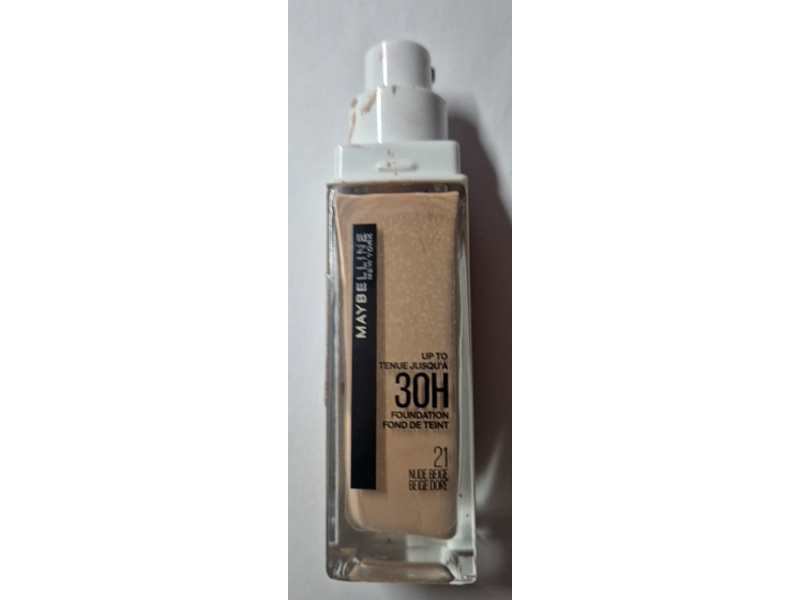 Maybelline New York Foundation Fonde De Teint, 21 Nude Beige, 30 mL