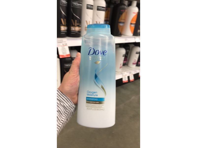 Dove Shampoo Oxygen Moisture, 20.4 Ounce