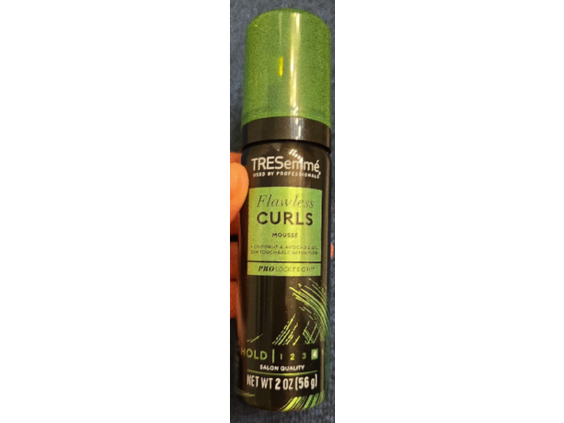 TRESemme Flawless Curls Mousse, Coconut & Avocado Oil, 2 oz/56 g