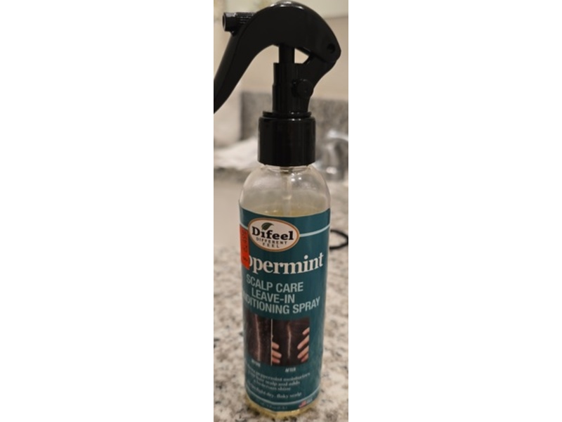 Difeel Peppermint Scalp Care Leave-In Conditioning Spray, 6 fl oz/177 mL