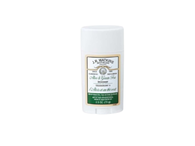 J.R.Watkins Apothecary Deodorant, Aloe & Green Tea, 2.5 oz/70 g