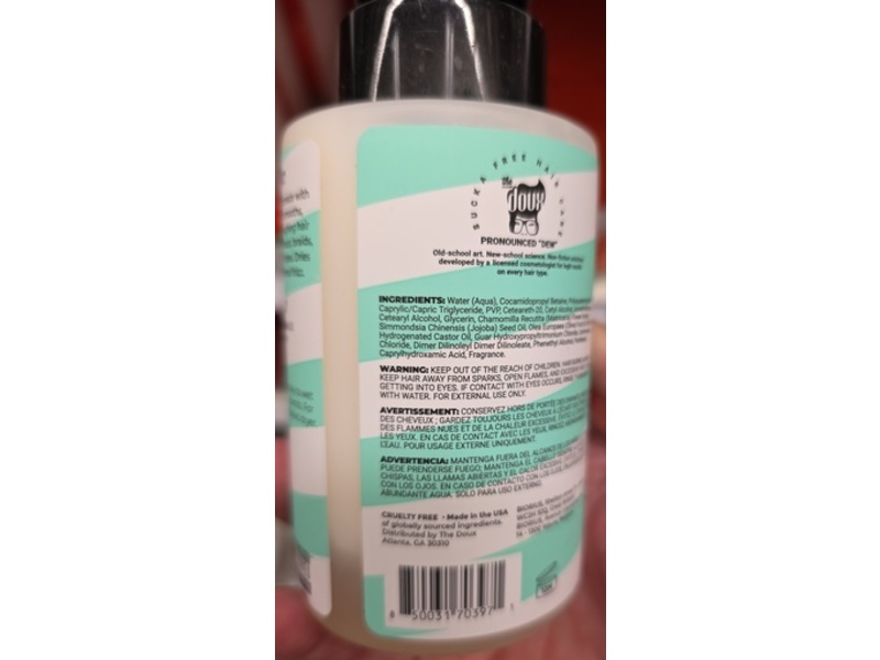 The Doux Bonita Bubble Balm Foaming Pomade, 8 fl oz/236 mL