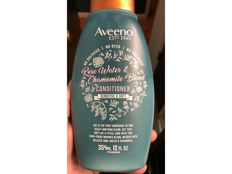 Aveeno Conditioner, Rose Water & Chamomile Blend , 12 fl oz/354 mL
