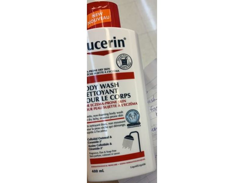 Eucerin Body Wash For Eczema Prone Skin, 400 mL