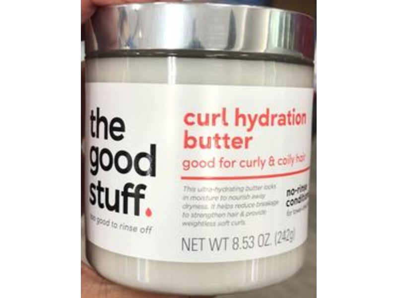 The Good Stuff Curl Hydration Butter, No-Rinse Conditioner, 8.53 oz/242 g