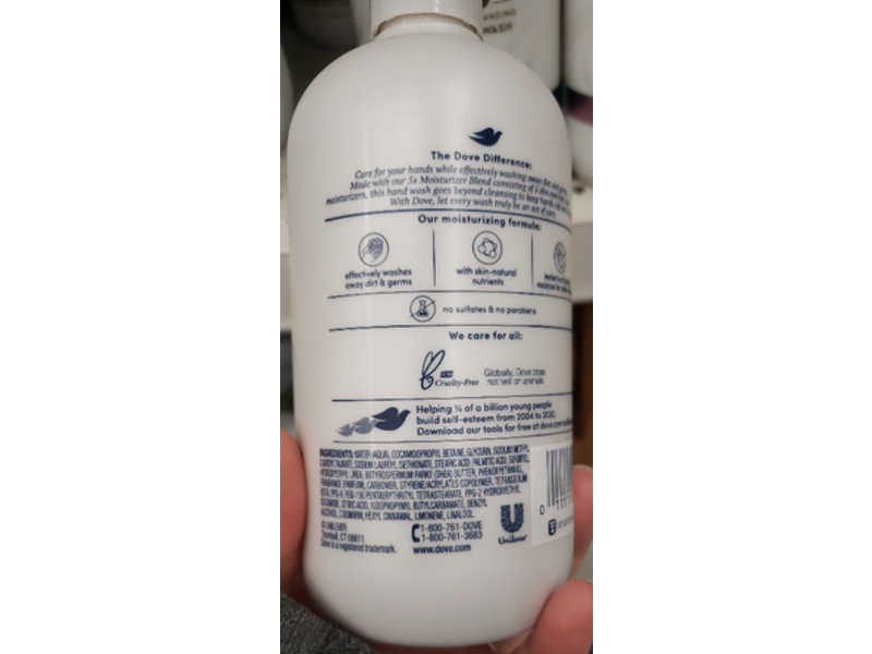 Dove Deep Cleansing Hand Wash, Shea Butter & Warm Vanilla, 13.5 fl oz/400 mL