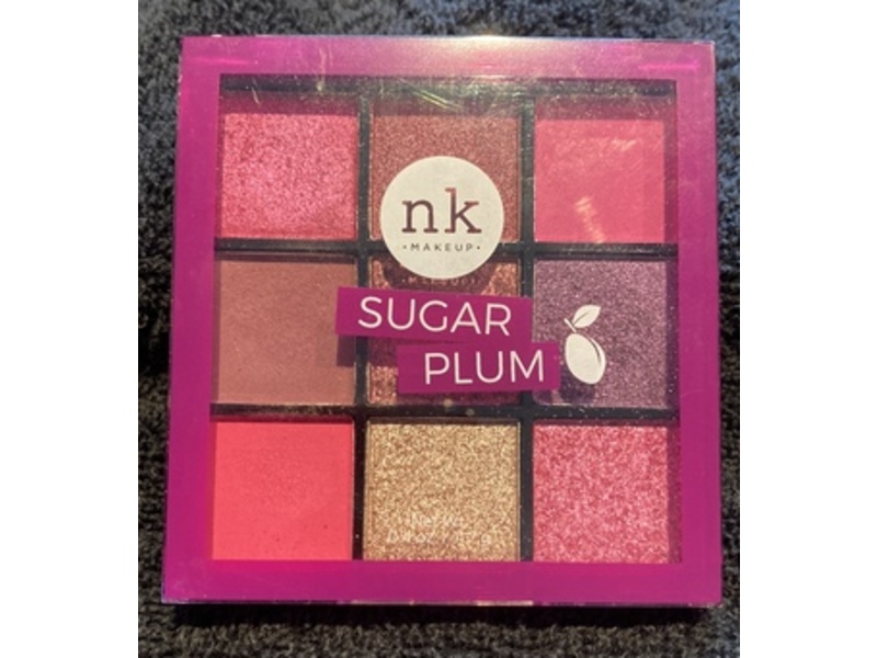 Nicka K New York Makeup Nine Color Shadow Palette, Sugar Plum, 0.4 oz/11.7 g