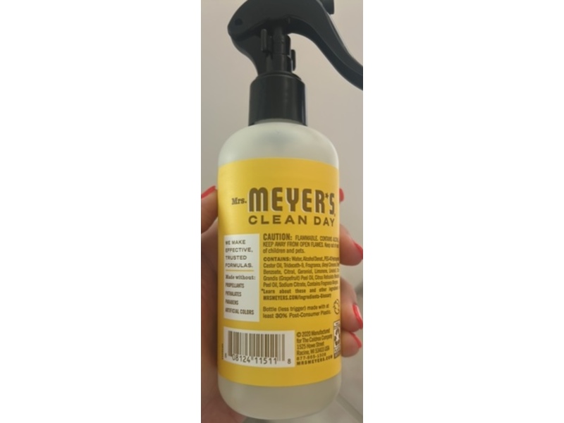 Mrs. Meyer's Clean Day Room Freshener Spray, Daisy Scent, 8 fl. oz/236 mL