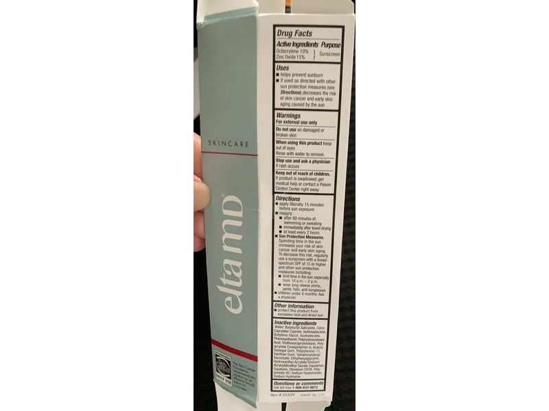 EltaMD UV Sheer Face & Body Sunscreen, SPF 50+, 3 fl oz/85 mL