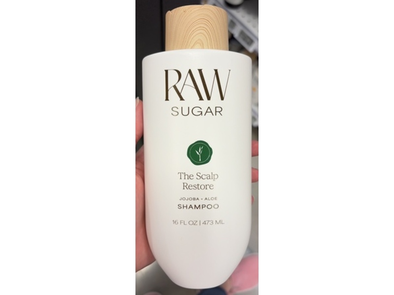 Raw Sugar The Scalp Restore Shampoo, Jojoba + Aloe, 16 fl oz/473 mL
