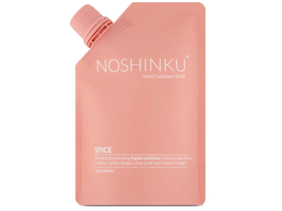 Noshinku Hand Sanitizer Refill, Orange Coriander, 3.4 oz/100 mL