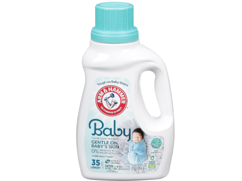 Arm & Hammer Baby Hypoallergenic Gently Baby's Skin Detergent, 35 Loads, 45.5 oz/1.34 L