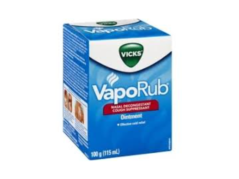 Vicks VapoRub Nasal Decongestant Ointment, 115 mL