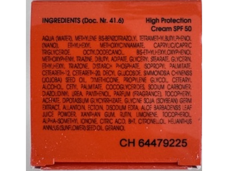 MBR High Protection Sunscreen Cream, SPF 50, 50 mL