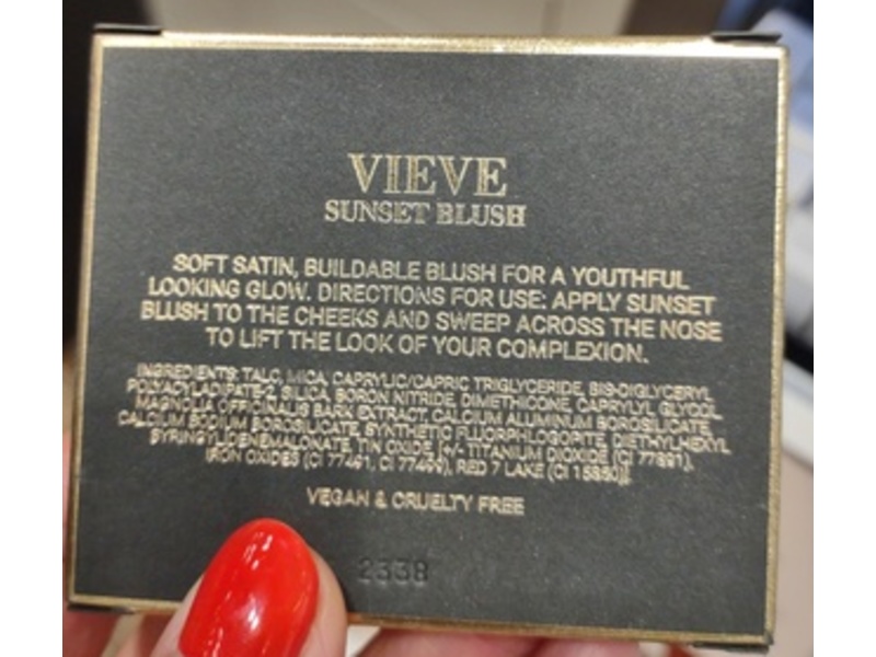 Vieve Sunset Blush, Rosa, 0.18 oz/5.0 g