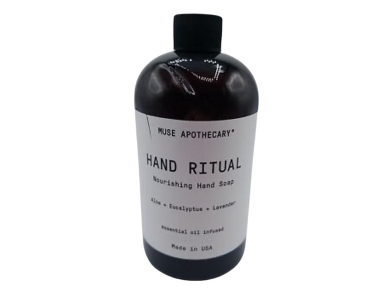 Muse Apothecary Hand Ritual Nourishing Hand Soap, Aloe + Eucalyptus + Lavender, 12 fl oz/355 mL