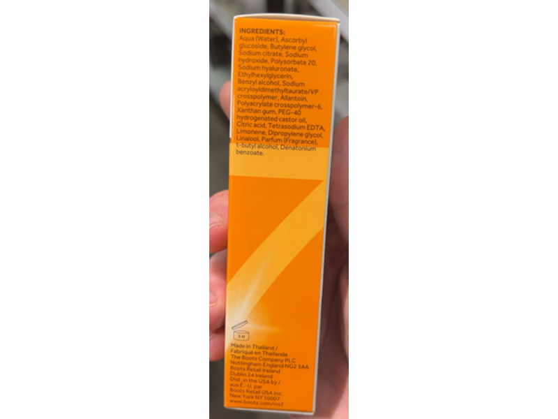 No7 Radiance+ Serum, Vitamin C, 0.84 fl oz/25 mL