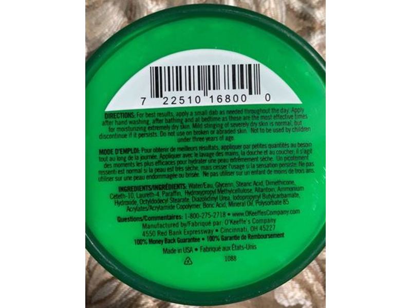 O'Keeffe's Working Hands Hand Cream, 6.8 oz/193 g