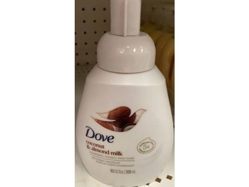 Dove Nourishing Foaming Hand Wash, Coconut & Almond Milk, 10.1 fl oz/300 mL
